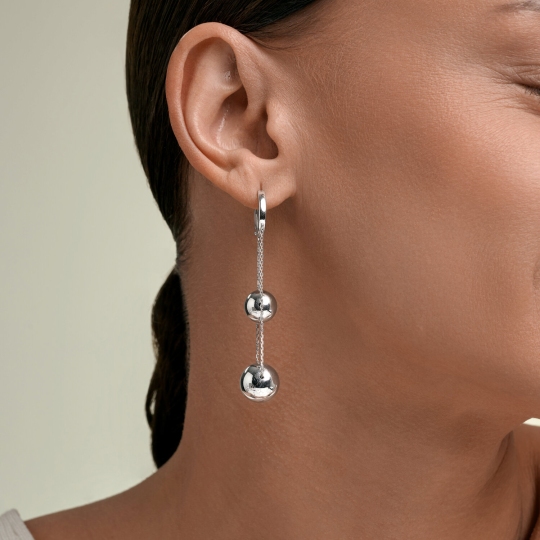 Серьги из серебра