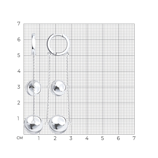 Серьги из серебра