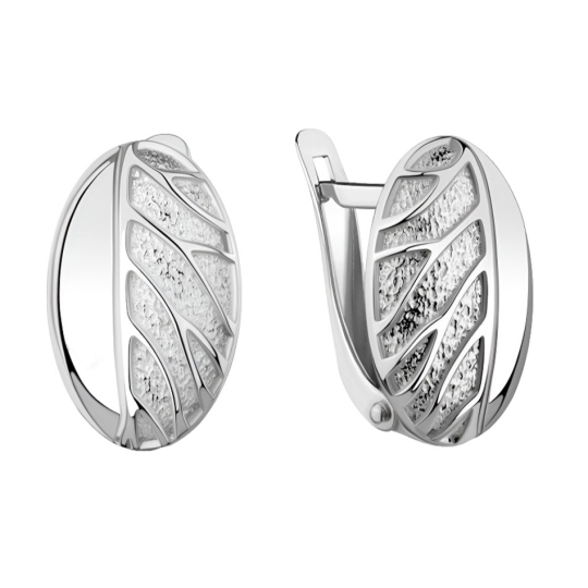 Серьги из серебра