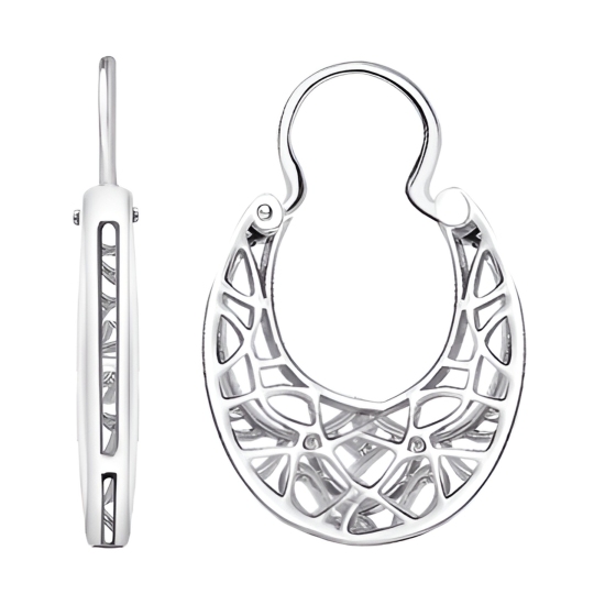 Серьги из серебра
