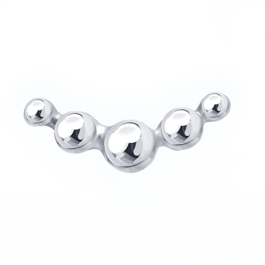 Одиночная серьга из серебра