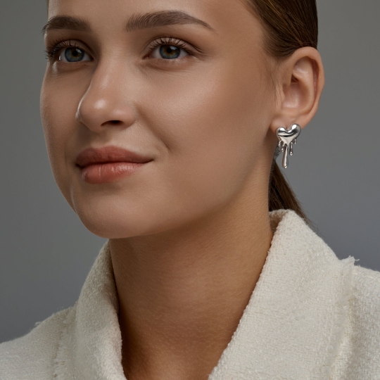 Серьги из серебра
