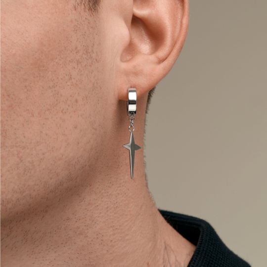 Серьги из стали