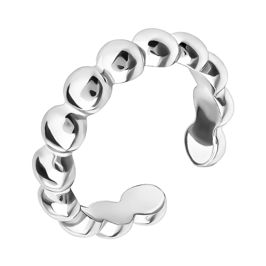 Серьга-кафф из серебра
