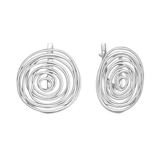 Серьги из серебра