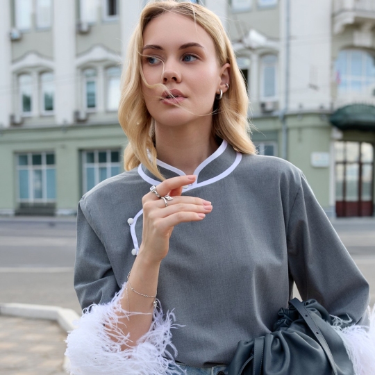 Серьги из серебра