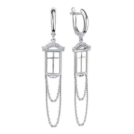 Серьги из серебра