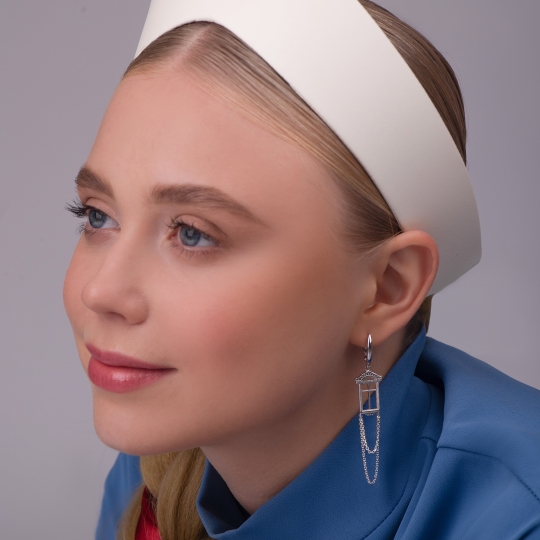 Серьги из серебра