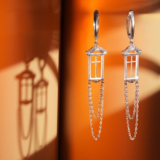 Серьги из серебра