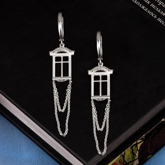 Серьги из серебра
