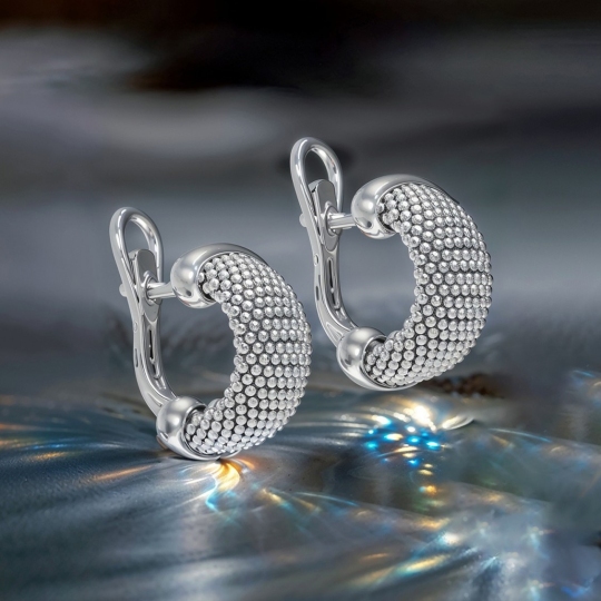 Серьги из серебра