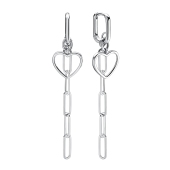 Серьги из серебра