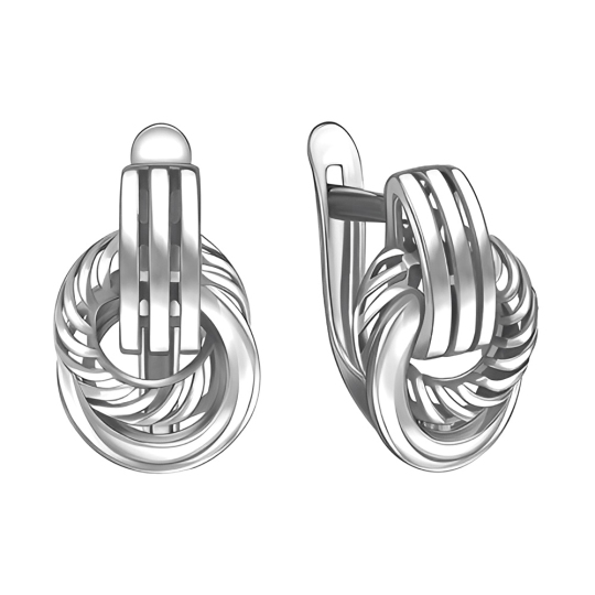 Серьги из серебра