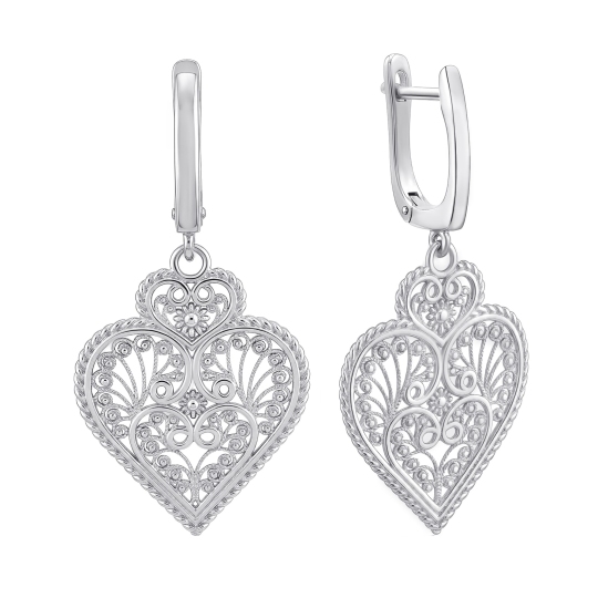 Серьги из серебра