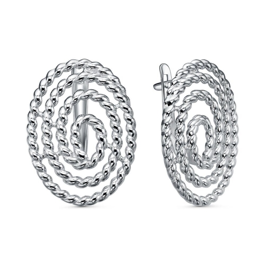 Серьги из серебра