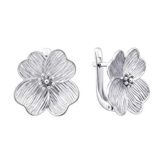 Серьги из серебра