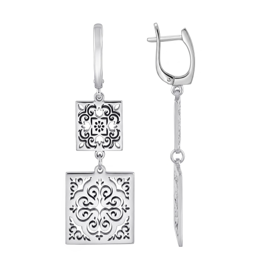 Серьги из серебра