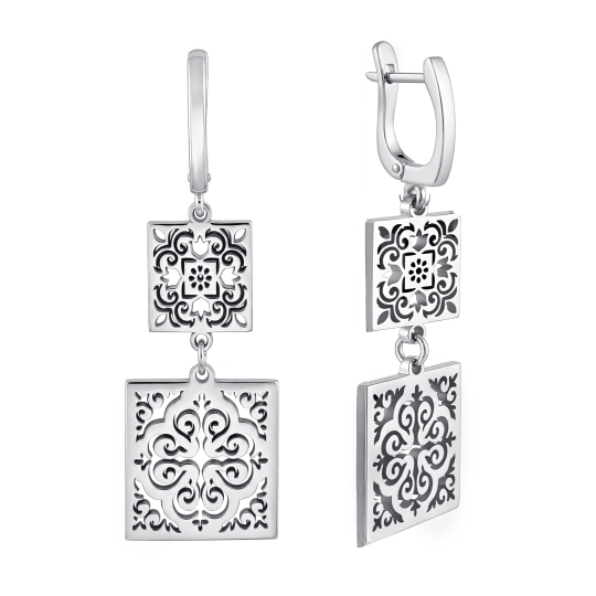 Серьги из серебра