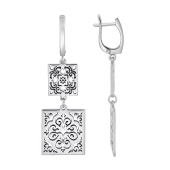 Серьги из серебра