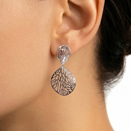 Серьги из серебра