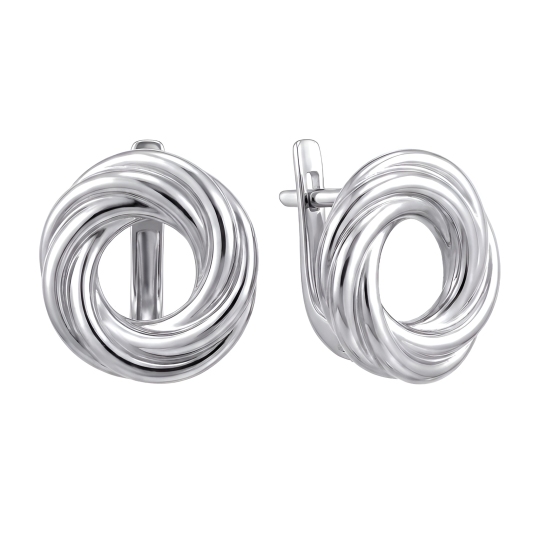 Серьги из серебра