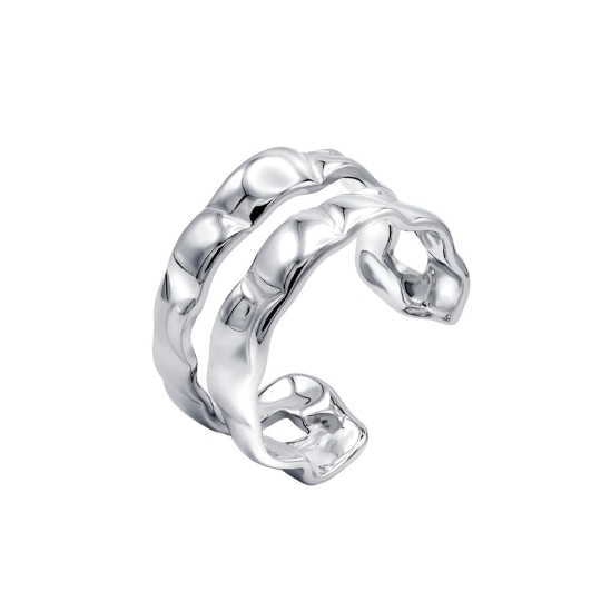 Серьга-кафф из серебра
