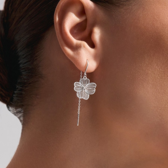 Серьги из серебра