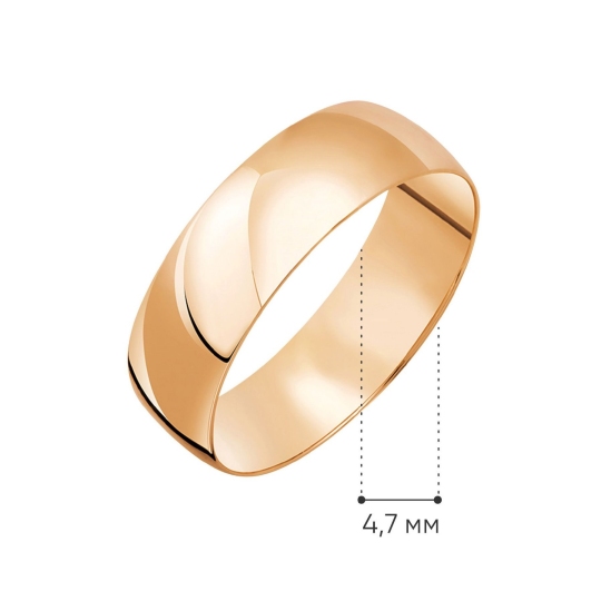 Обручальное кольцо из золота