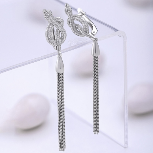 Серьги из серебра