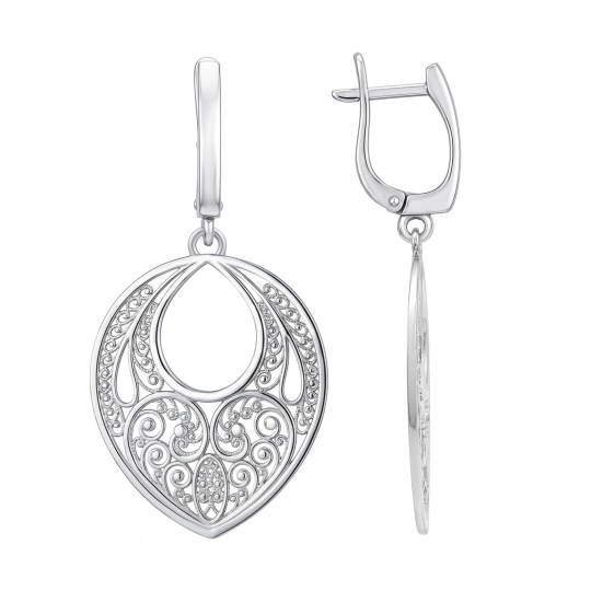 Серьги из серебра