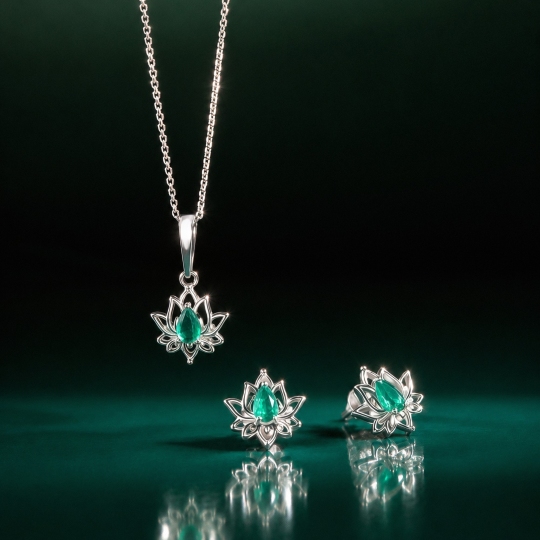 Серьги из серебра с агатами