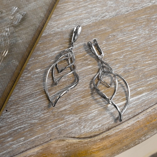 Серьги из серебра