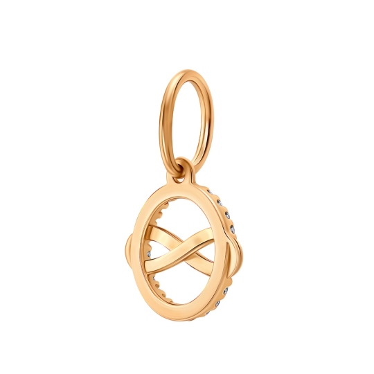 Подвеска из золота с фианитами