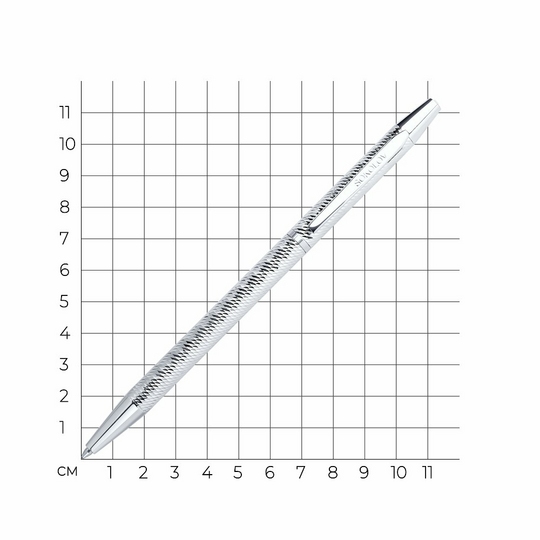 Ручка из серебра со Swarovski Zirconia