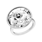 Кольцо из серебра с кристаллом Swarovski