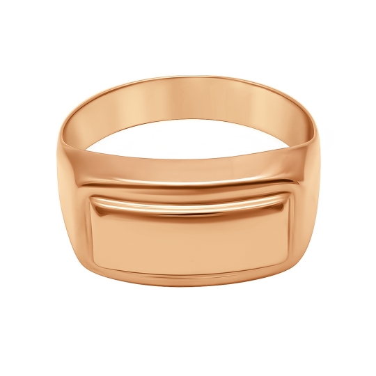 Кольцо-печатка из золота