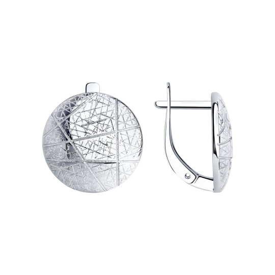 Серьги из серебра