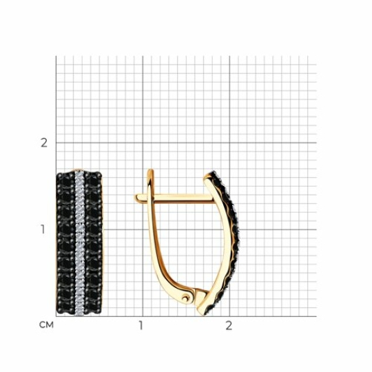 Серьги из золота с бриллиантами