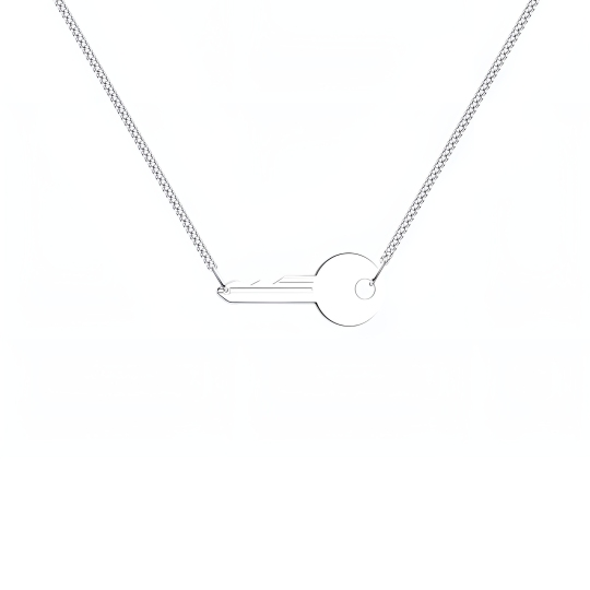 Колье из серебра