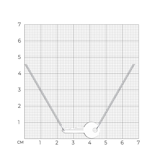 Колье из серебра