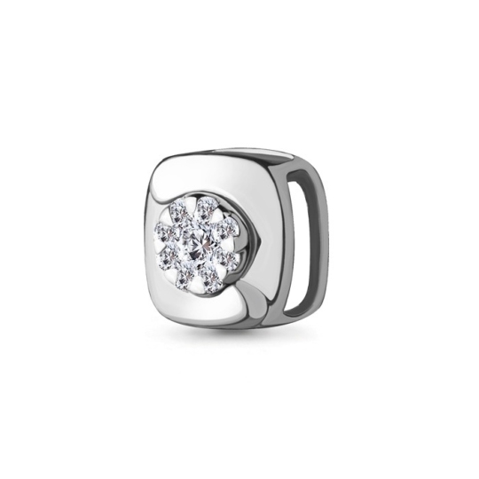 Подвеска из белого золота с бриллиантами