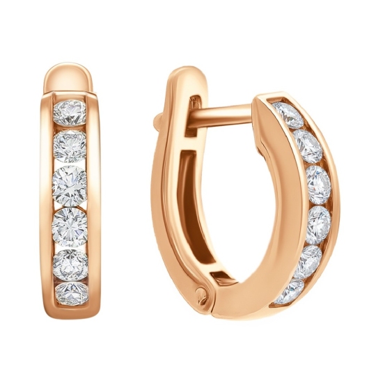 Серьги из золота с бриллиантами