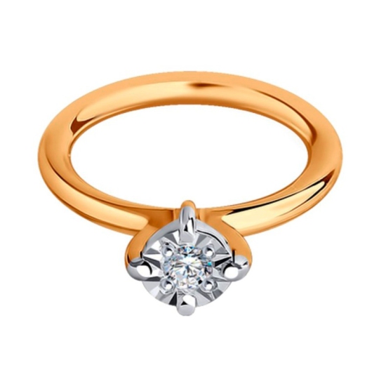 Подвеска из золота с бриллиантом