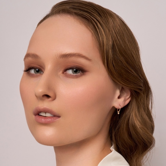 Серьги-конго из золота