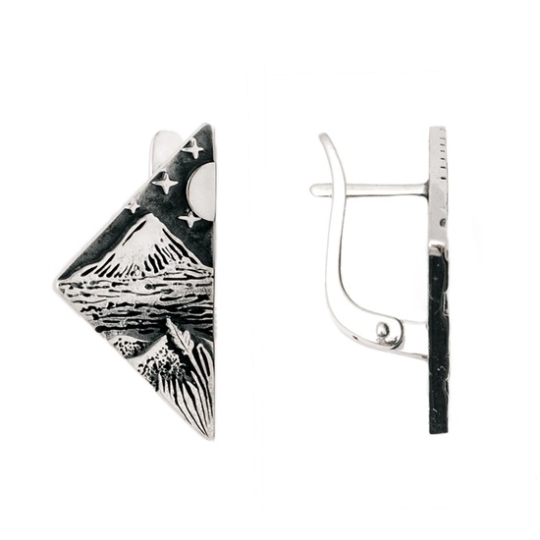 Серьги из серебра