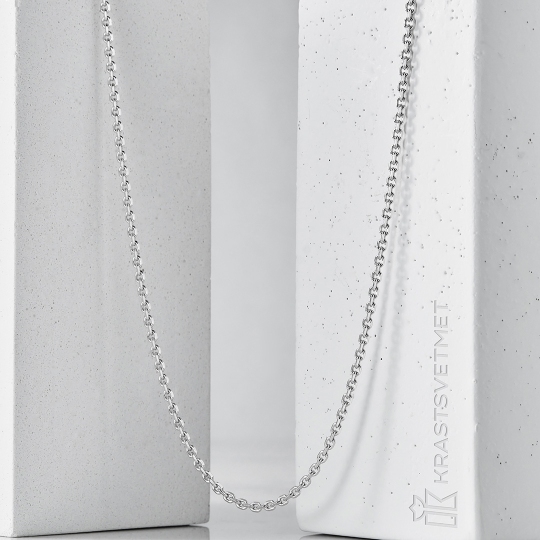 Цепь из белого золота плетения 