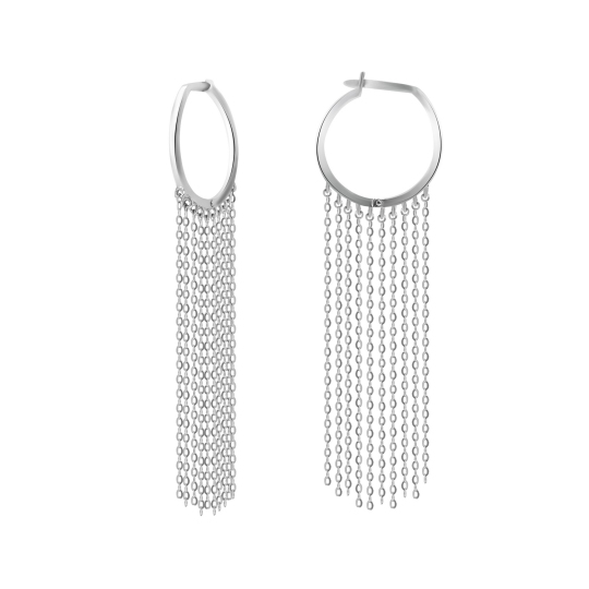 Серьги из серебра