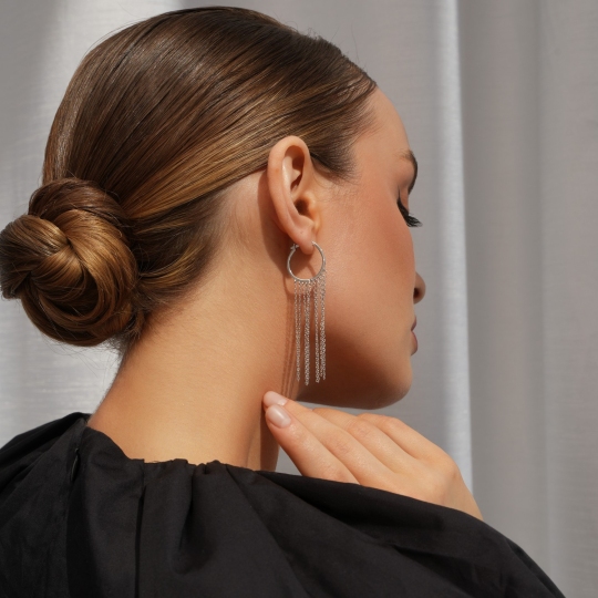 Серьги из серебра