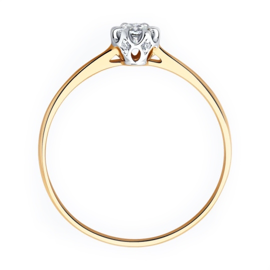 Кольцо из золота с бриллиантами