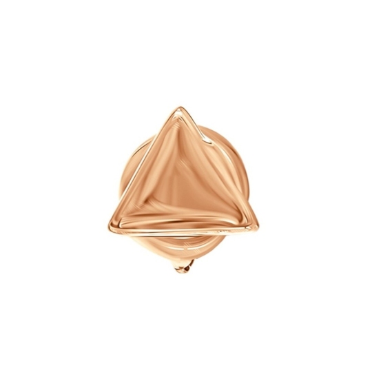 Одиночная серьга из золота